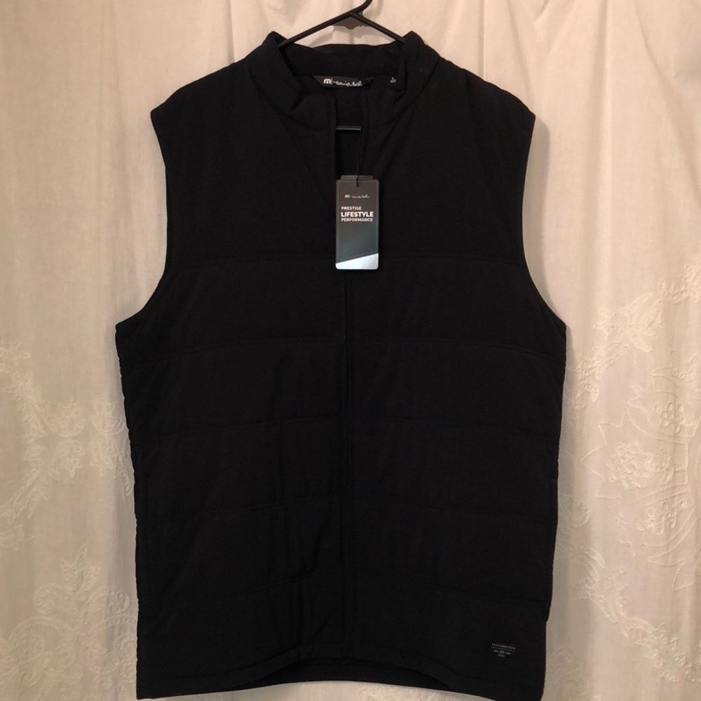 Travis Mathew large black vest. Slightly puffy- super soft!